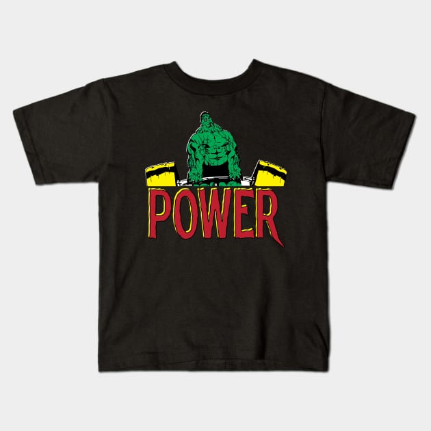 Power Kids T-Shirt by wiswisna